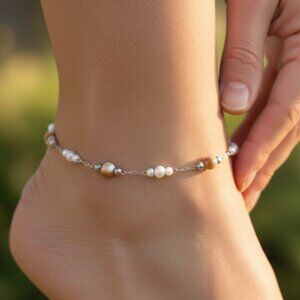 Elegant Handmade Anklet – Perfect for Women & Girls | Ideal Gift Option, DYC1397